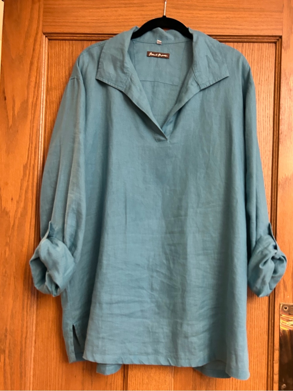 100% linen tunic by Island Imports